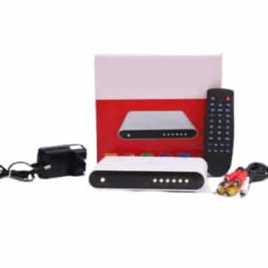 HR Free Dish hd Set Top Box Receiver Free to Air for Life time Free Dish hd Quality (Whit