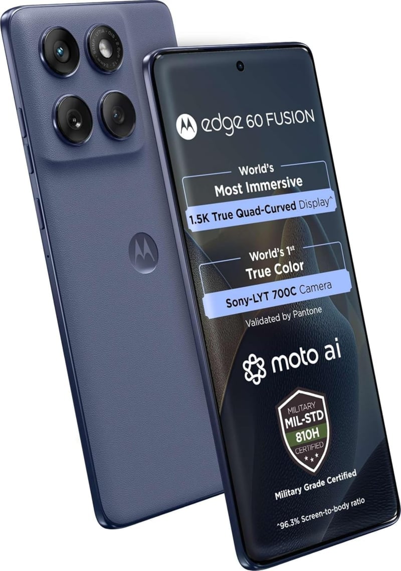 Motorola Edge 60 Fusion 5G Smartphone – (8GB + 256GB)
