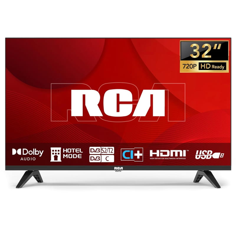 RCA 32 inch (80 cm) HD Ready TV with Dolby and DVB-S2 Tuner (DD Free dish Supported)